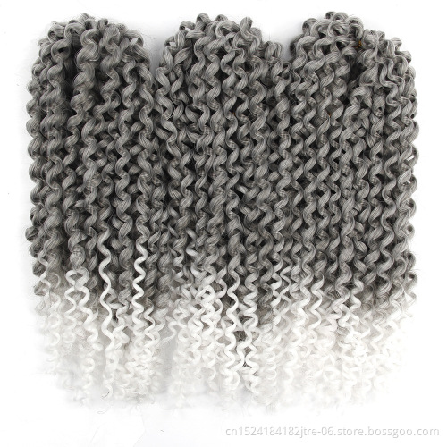 Japanese high temperature fiber jerry curl 3x braiding hair